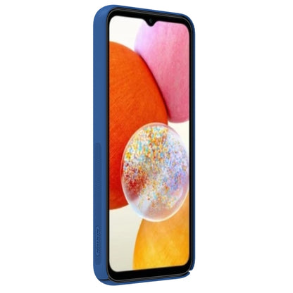 For Samsung Galaxy A14 4G NILLKIN Black Mirror Series Camshield PC Phone Case(Blue) - Galaxy Phone Cases by NILLKIN | Online Shopping South Africa | PMC Jewellery