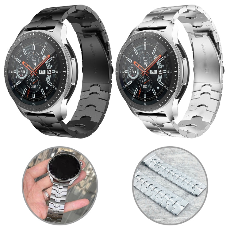 For Garmin Venu 2 / Forerunner 265 / 255 22mm Universal Stainless Steel Watch Band(Silver) -  by PMC TechLife | Online Shopping South Africa | PMC TechLife