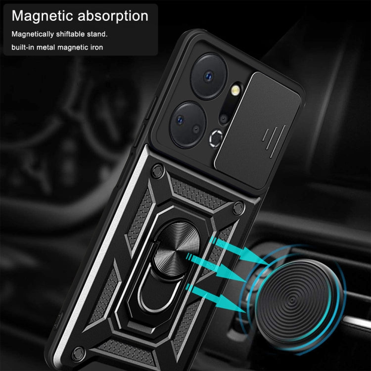 For Honor X7a 5G Sliding Camera Cover Design TPU+PC Phone Case(Silver) - free shipping - PMC TechLife - Order now!