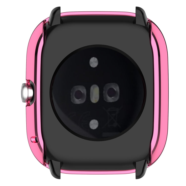 For Amazfit GTS4 Mini Full Coverage TPU Electroplating Watch Protective Case(Pink) -  by PMC TechLife | Online Shopping South Africa | PMC TechLife