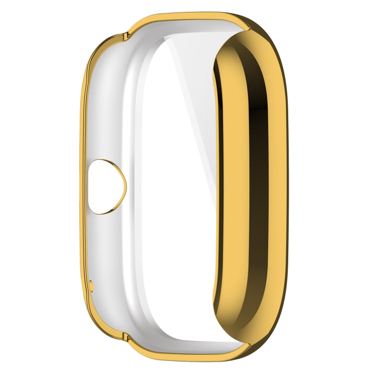 For Amazfit GTS4 Mini Full Coverage TPU Electroplating Watch Protective Case(Gold) -  by PMC Jewellery | Online Shopping South Africa | PMC Jewellery