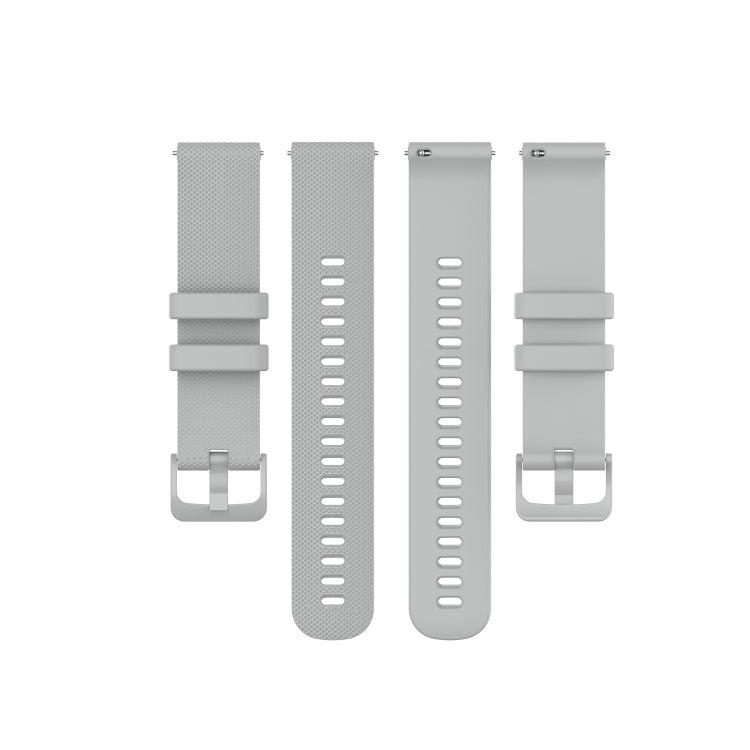 For Honor Watch GS 3i 22mm Small Plaid Texture Silicone Watch Band(Grey) - Smart Wear by PMC TechLife | Online Shopping South Africa | PMC TechLife