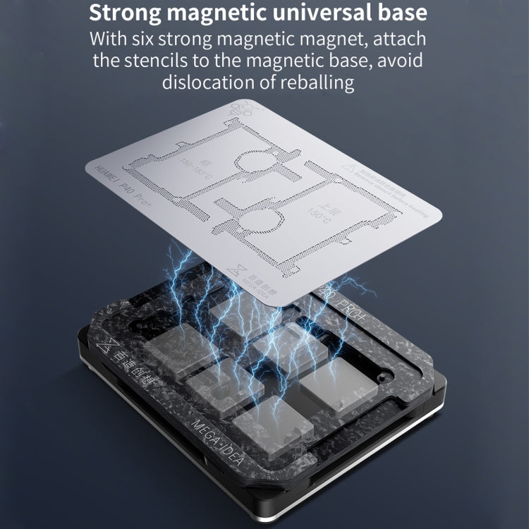For Huawei Nova 6 5G / Honor V30 Qianli Mega-idea Multi-functional Middle Frame Positioning BGA Reballing Platform - free shipping - PMC TechLife - Order now!