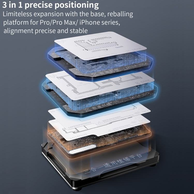 For Huawei P40 Pro Qianli Mega-idea Multi-functional Middle Frame Positioning BGA Reballing Platform - free shipping - PMC TechLife - Order now!