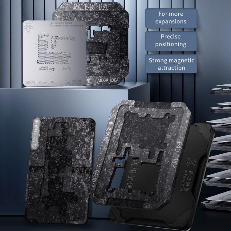 For Huawei Mate 40 Pro+ Qianli Mega-idea Multi-functional Middle Frame Positioning BGA Reballing Platform - free shipping - PMC TechLife - Order now!