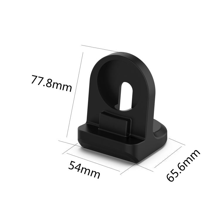 For Honor Watch GS 3i Smart Watch Silicone Charging Bracket(Black) -  by PMC TechLife | Online Shopping South Africa | PMC TechLife