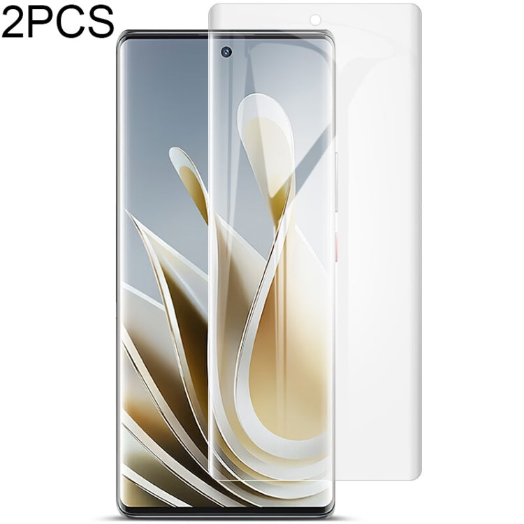 For ZTE nubia Z50 5G 2pcs imak Curved Full Screen Hydrogel Film Front Protector - ZTE Tempered Glass by imak | Online Shopping South Africa | PMC TechLife | Buy Now Pay Later Mobicred