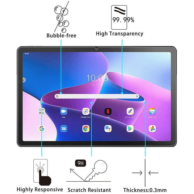 For Lenovo Tab M10 Plus 10.6 3rd Gen 0.3mm 9H Explosion-proof Tempered Tablet Glass Film - free shipping - PMC TechLife - Order now!