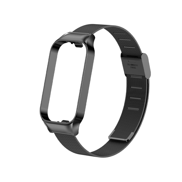 For Redmi Band 2 Milan Buckle Metal Watch Band(Black) - Smart Wear by PMC Jewellery | Online Shopping South Africa | PMC Jewellery