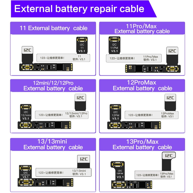 i2C KC01 Multi-function Comprehensive Battery Repair Instrument for iPhone 6-14 Pro Max, Version:Standard Version - free shipping - PMC TechLife - Order now!