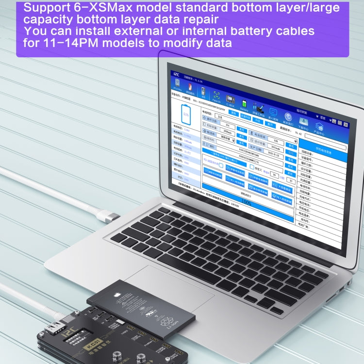 i2C KC01 Multi-function Comprehensive Battery Repair Instrument for iPhone 6-14 Pro Max, Version:Standard Version - Test Tools by PMC Jewellery | Online Shopping South Africa | PMC Jewellery