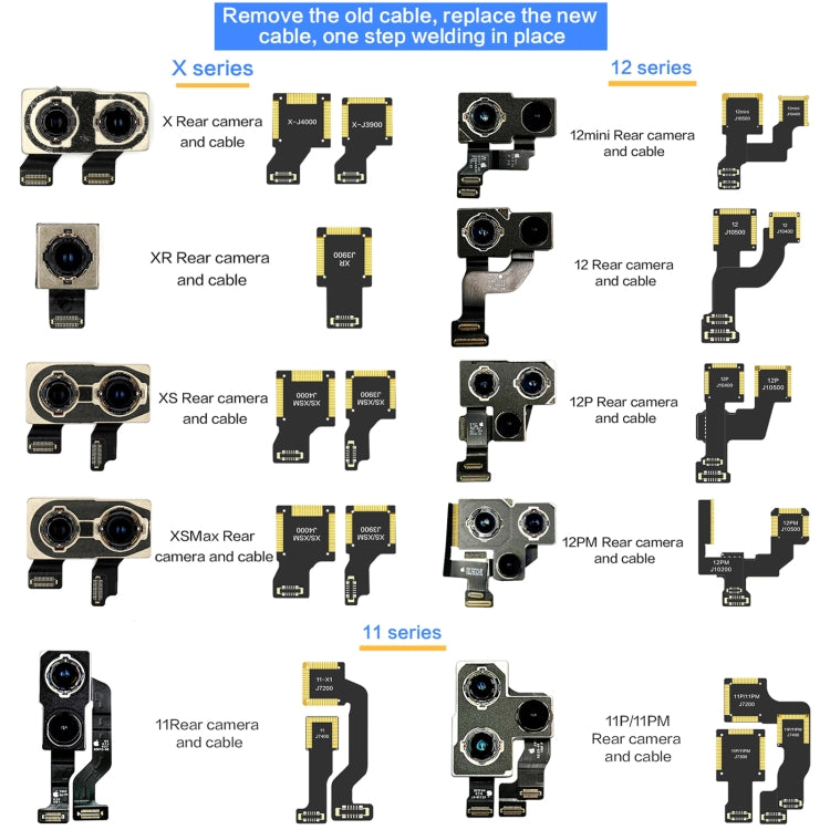 For iPhone 12 Mini J10400 i2C Back Facing Ultra Wide Camera Cable - Flex Cable by PMC TechLife | Online Shopping South Africa | PMC TechLife