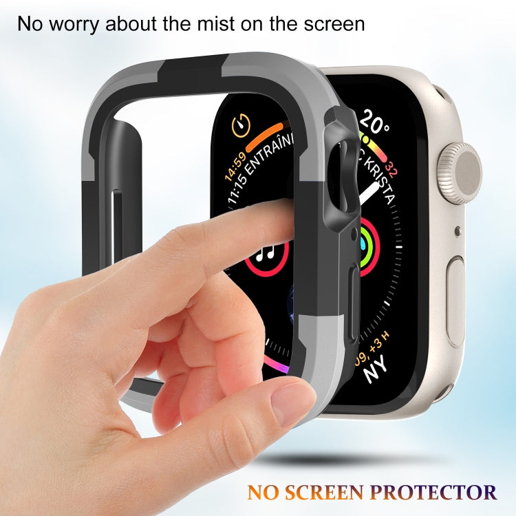 For Apple Watch Series 8 & 7 45mm Armor Frame Watch Case(Grey) - Smart Wear by PMC TechLife | Online Shopping South Africa | PMC TechLife