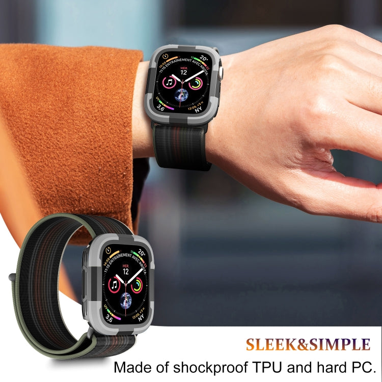 For Apple Watch Series 8 & 7 45mm Armor Frame Watch Case(Grey) - Smart Wear by PMC TechLife | Online Shopping South Africa | PMC TechLife