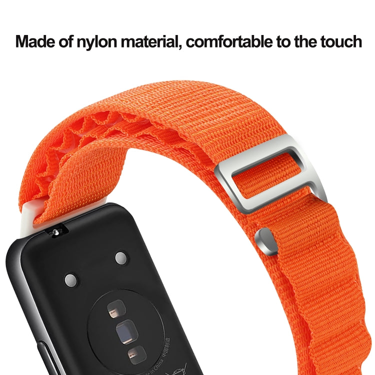 For Huawei Band 7 Loop Nylon Watch Band(Black) - Smart Wear by PMC TechLife | Online Shopping South Africa | PMC TechLife