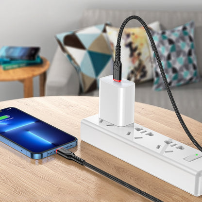 hoco X59 Victory PD 20W USB-C / Type-C to 8 Pin Charging Data Dable, Length:2m(Blue) - 2 in 1 Cable by hoco | Online Shopping South Africa | PMC Jewellery