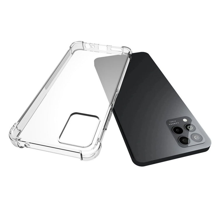 For T-Mobile Revvl 6 Pro 5G Shockproof Non-slip Thickening TPU Phone Case(Transparent) - More Brand by PMC Jewellery | Online Shopping South Africa | PMC Jewellery