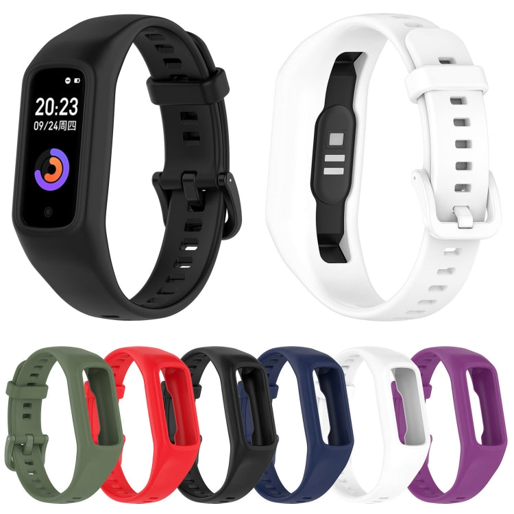 For Keep Band B2 Solid Color Integrated Silicone Watch Band(Purple) - Smart Wear by PMC Jewellery | Online Shopping South Africa | PMC Jewellery