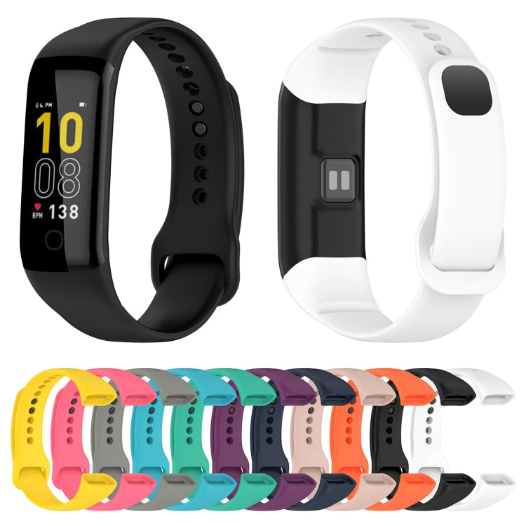 For Mambo Band 5 / 5S Solid Color Silicone Replacement Watch Band(Midnight Blue) - Smart Wear by PMC TechLife | Online Shopping South Africa | PMC TechLife