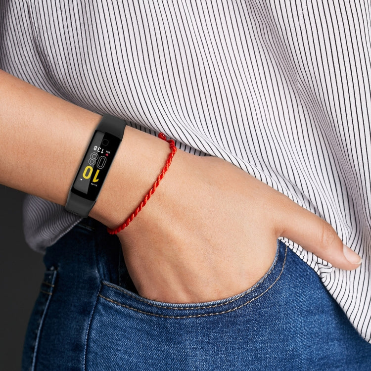 For Mambo Band 5 / 5S Solid Color Silicone Replacement Watch Band(Midnight Blue) - Smart Wear by PMC TechLife | Online Shopping South Africa | PMC TechLife