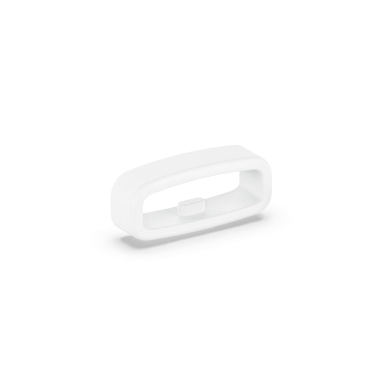 22mm 10pcs Universal Watch Band Fixed Silicone Ring Safety Buckle(White) -  by PMC TechLife | Online Shopping South Africa | PMC TechLife