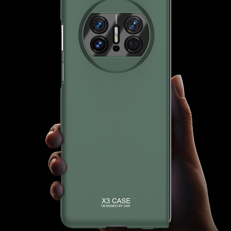 For Huawei Mate X3 GKK Peep-proof Integrated Ultra-thin Full Coverage Phone Flip Case(Black) - Huawei Cases by GKK | Online Shopping South Africa | PMC TechLife | Buy Now Pay Later Mobicred
