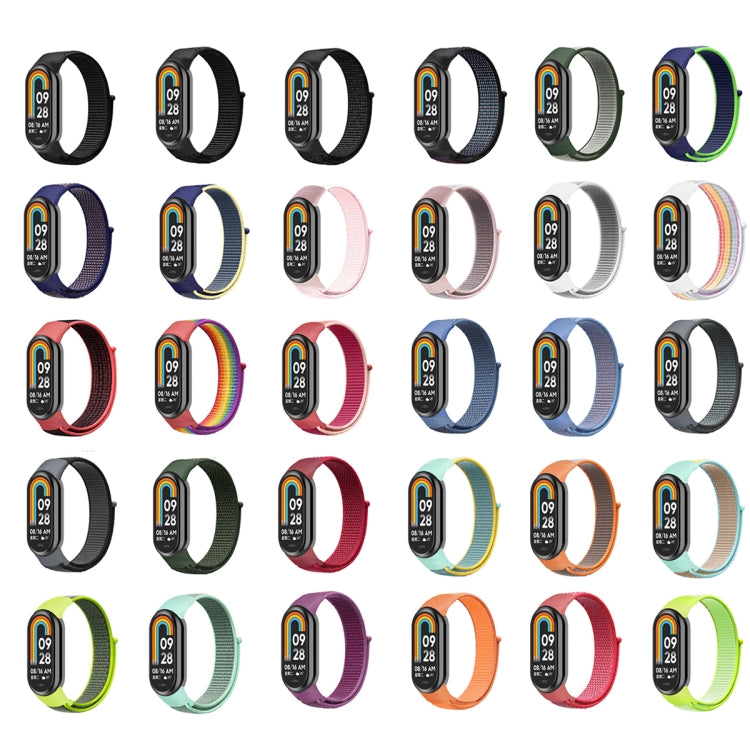 For Xiaomi Mi Band 8 Loop Nylon Replacement Watch Band(Purple) -  by PMC TechLife | Online Shopping South Africa | PMC TechLife