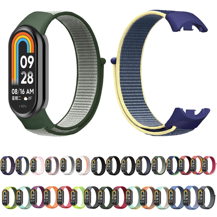 For Xiaomi Mi Band 8 Loop Nylon Replacement Watch Band(Army Green) -  by PMC TechLife | Online Shopping South Africa | PMC TechLife