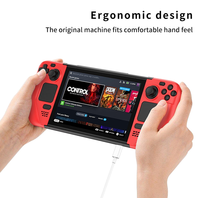 GKK For Steam Deck Color Contrast Anti-fall Game Console Case(Blue) - free shipping - PMC TechLife - Order now!