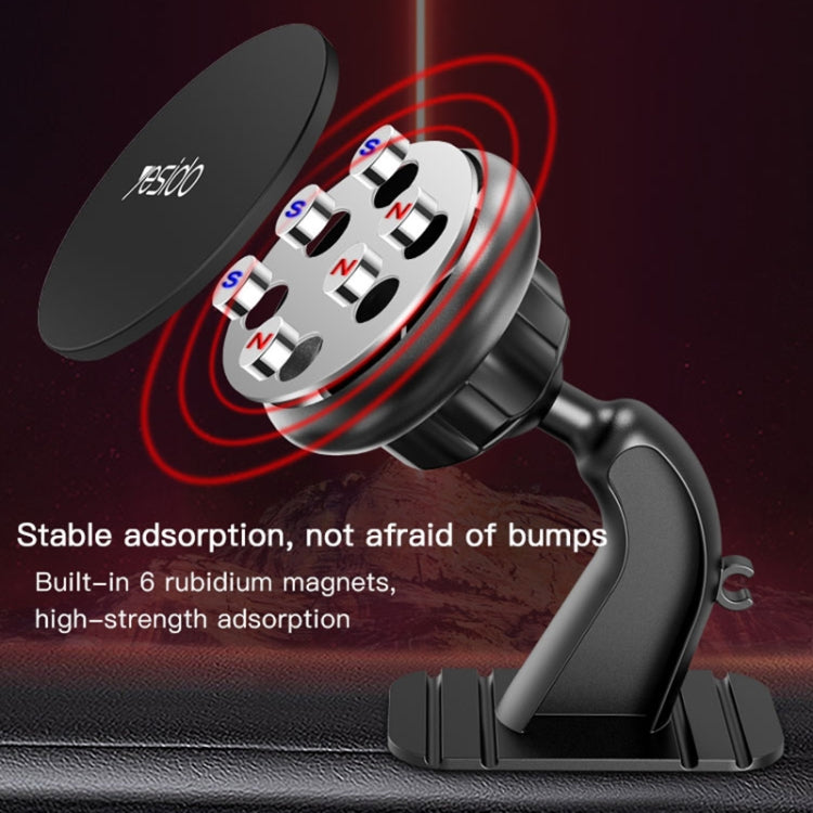 Yesido C91 Car Center Console Paste Magsafe Magnetic Phone Tablet Holder(Black) - free shipping - PMC TechLife - Order now!