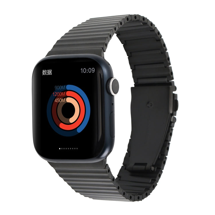 Ocean Metal Replacement Watch Band For Apple Watch Ultra 49mm(Black) -  by PMC TechLife | Online Shopping South Africa | PMC TechLife