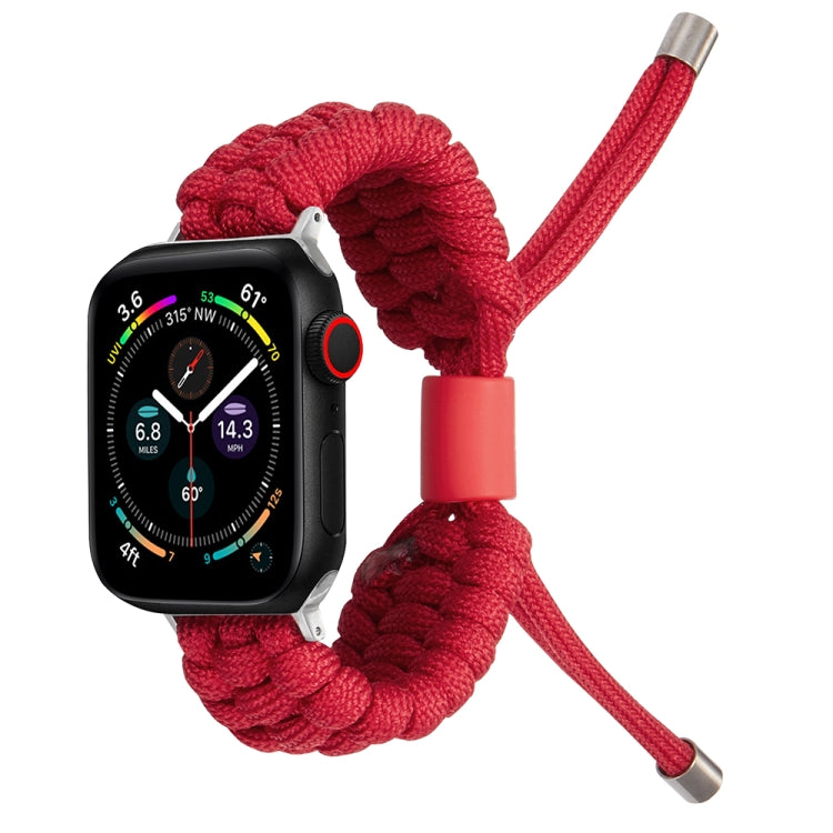 Stretch Plain Silicone Bean Watch Band For Apple Watch Ultra 49mm(Red) -  by PMC Jewellery | Online Shopping South Africa | PMC Jewellery