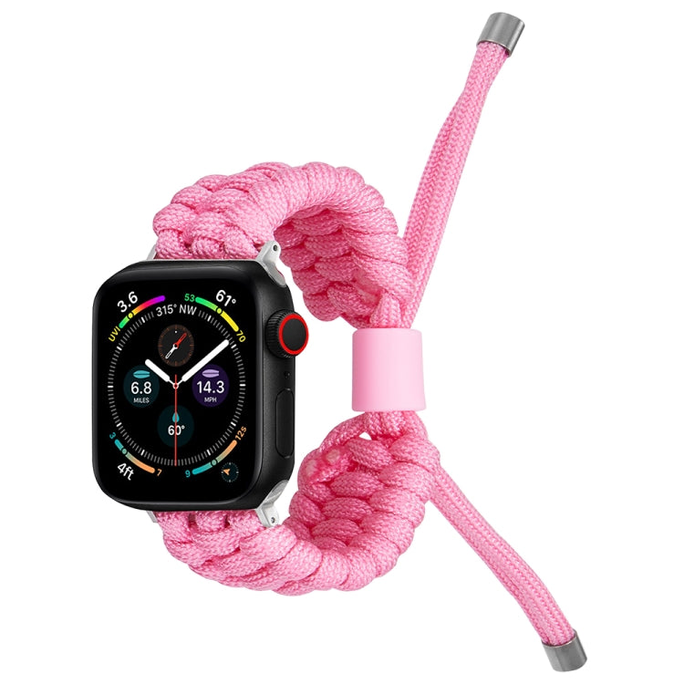 Stretch Plain Silicone Bean Watch Band For Apple Watch 8 41mm(Light Pink) -  by PMC TechLife | Online Shopping South Africa | PMC TechLife