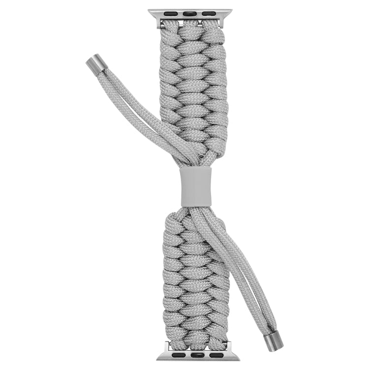 Stretch Plain Silicone Bean Watch Band For Apple Watch 6 40mm(Grey White) -  by PMC TechLife | Online Shopping South Africa | PMC TechLife