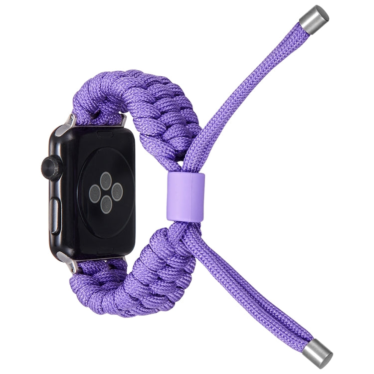 Stretch Plain Silicone Bean Watch Band For Apple Watch 6 40mm(Light Purple) -  by PMC Jewellery | Online Shopping South Africa | PMC Jewellery