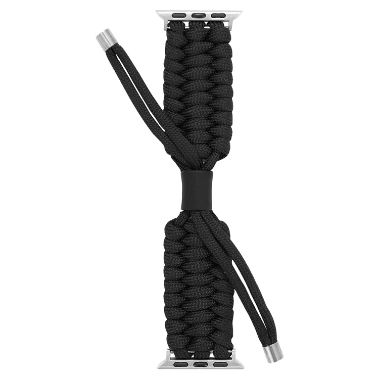 Stretch Plain Silicone Bean Watch Band For Apple Watch 5 44mm(Black) -  by PMC TechLife | Online Shopping South Africa | PMC TechLife