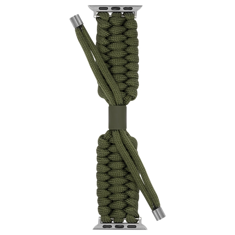 Stretch Plain Silicone Bean Watch Band For Apple Watch 5 44mm(Army Green) -  by PMC TechLife | Online Shopping South Africa | PMC TechLife
