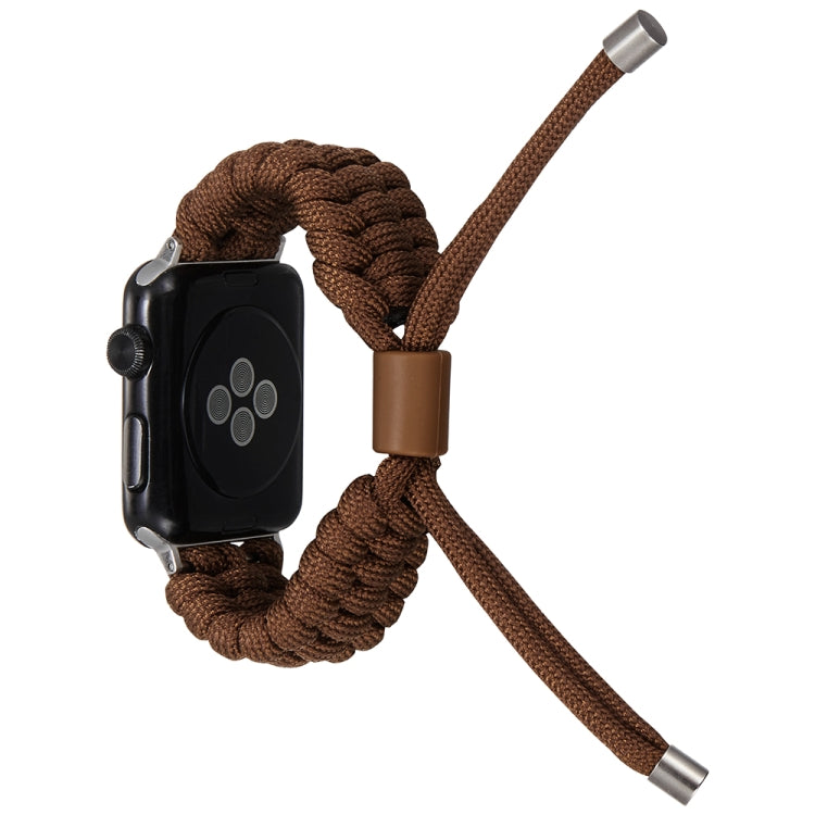 Stretch Plain Silicone Bean Watch Band For Apple Watch 5 44mm(Coffee Brown) -  by PMC TechLife | Online Shopping South Africa | PMC TechLife