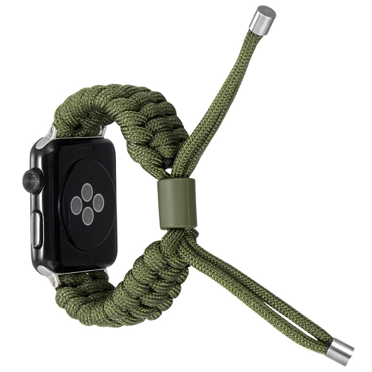 Stretch Plain Silicone Bean Watch Band For Apple Watch 4 40mm(Army Green) -  by PMC TechLife | Online Shopping South Africa | PMC TechLife