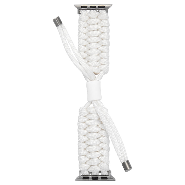 Stretch Plain Silicone Bean Watch Band For Apple Watch 3 38mm(White) -  by PMC TechLife | Online Shopping South Africa | PMC TechLife
