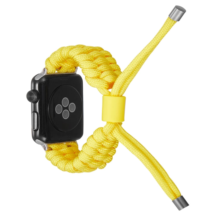 Stretch Plain Silicone Bean Watch Band For Apple Watch 2 42 mm(Yellow) -  by PMC TechLife | Online Shopping South Africa | PMC TechLife