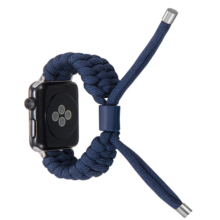 Stretch Plain Silicone Bean Watch Band For Apple Watch 42mm(Navy Blue) -  by PMC TechLife | Online Shopping South Africa | PMC TechLife