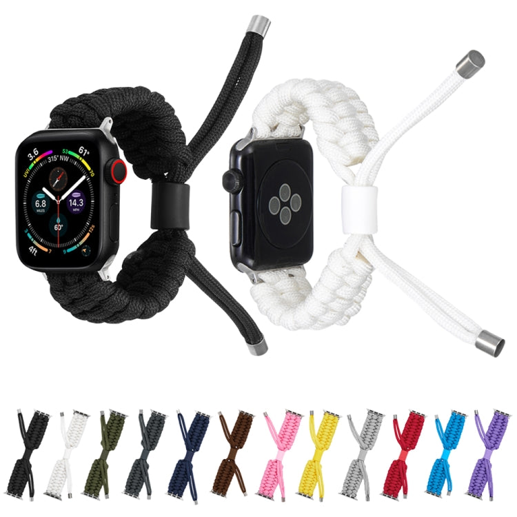 Stretch Plain Silicone Bean Watch Band For Apple Watch 5 40mm(Black) -  by PMC TechLife | Online Shopping South Africa | PMC TechLife