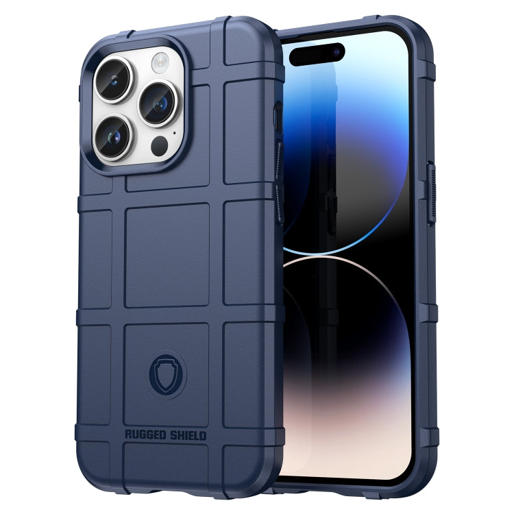 For iPhone 15 Pro Full Coverage Shockproof TPU Phone Case(Blue) - iPhone 15 Pro Cases by PMC Jewellery | Online Shopping South Africa | PMC Jewellery