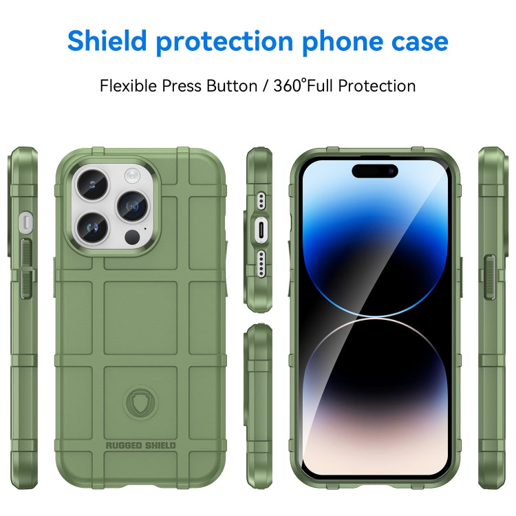 For iPhone 15 Pro Max Full Coverage Shockproof TPU Phone Case(Green) - free shipping - PMC TechLife - Order now!