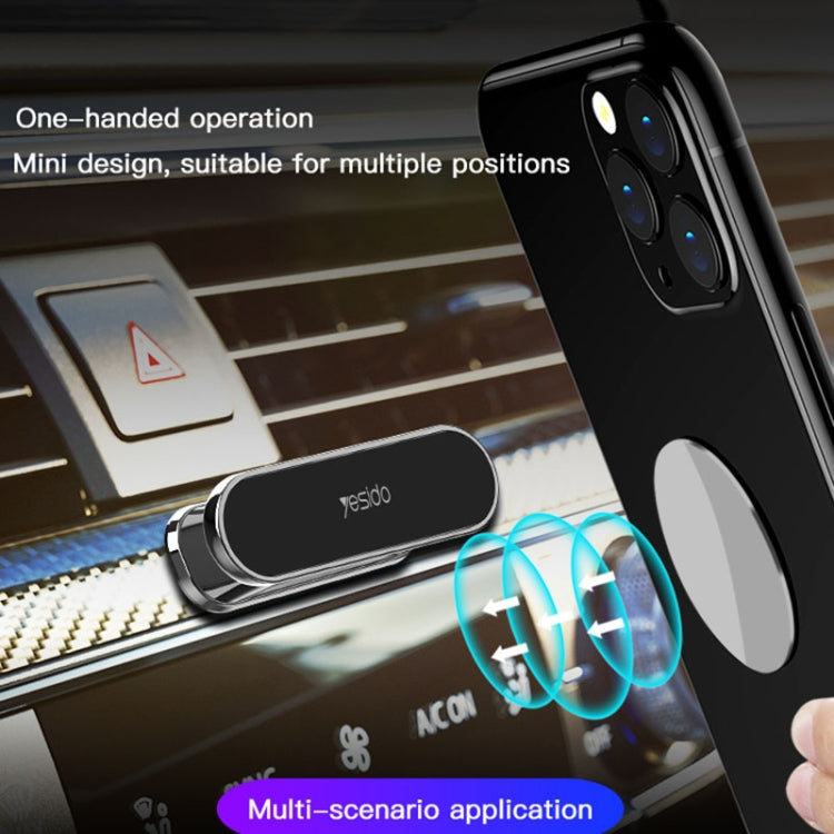 Yesido C82 Car 360 Degree Rotation Strong Magnetic Phone Holder(Silver) - free shipping - PMC TechLife - Order now!