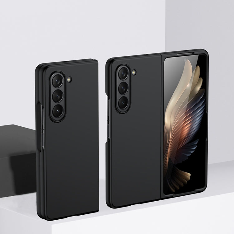 For Samsung Galaxy Z Fold5 Fuel Injection PC Skin Feel Phone Case(Black) - free shipping - PMC TechLife - Order now!