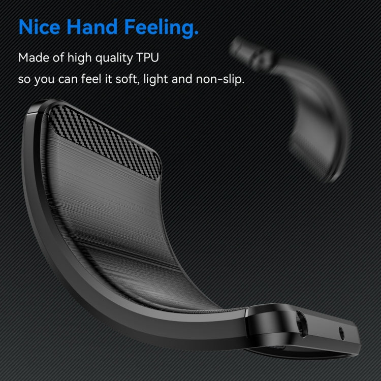 For Nokia C12 Brushed Texture Carbon Fiber TPU Phone Case(Black) - free shipping - PMC TechLife - Order now!