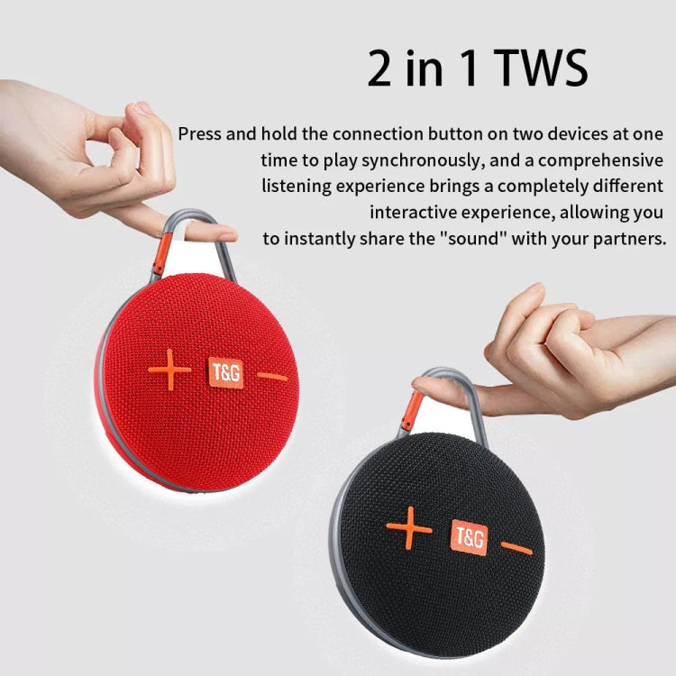 T&G TG648 TWS Outdoor Mini Portable Wireless Bluetooth Speaker with LED Light(Blue) - Mini Speaker by T&G | Online Shopping South Africa | PMC TechLife