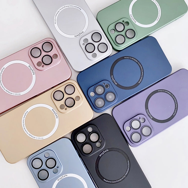 For iPhone 13 Pro Max Magsafe Magnetic PC Shockproof Phone Case With Camera Lens(Rose Gold) - free shipping - PMC TechLife - Order now!